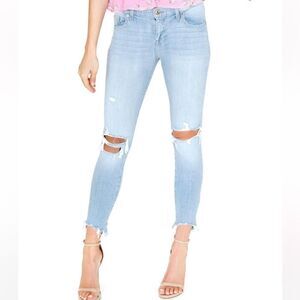 NWOT Pistola Audrey Mid Rise Light Wash Skinny Jeans in Vince Size 26